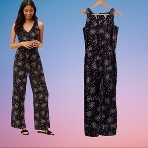 Loft floral jumpsuit